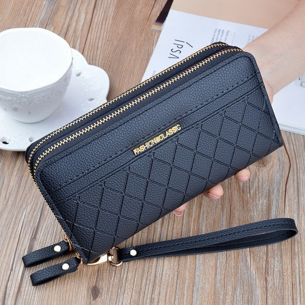 Litchi Pattern Coin Purse Female PU Leather New Mini Wallet Luxury