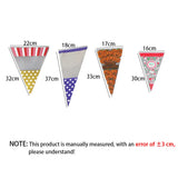 Lkblock 50pcs/Lot DIY Candy Bag Wedding Favors Halloween Christmas Party Decor Sweet Cellophane Print Cone Storage with Organza Pouches