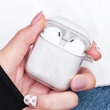 Lkblock Crystal Earphone Case For Apple AirPods Pro 2 Silicone Transparent Protective Cover For Air Pods 3 2 1 Accessories Charging Box