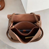 Lkblock Large Capacity Women Handbags  Solid Color Package Soft Pu Leather Shoulder Bag New Style Big Size Armpit Bags