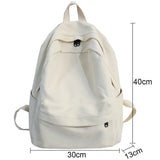 The Basic Canvas School Backpack