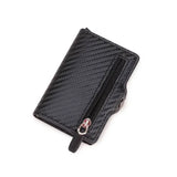 Lkblock New PU Leather Men Wallet Rfid Anti-magnetic Credit Cards Holder with Organizer Coin Pocket & Money Clips Purse