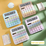 Lkblock Dopamine Candy Colored Desktop Calculator, High Beauty, Office, School, Student Stationery, Cute, Kawaii