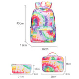 Lkblock 2024 New Cute School Backpack For Girls Cute Kids School Book Bags with Lunch Box Pencil Bag Pendant Casual Daypacks