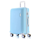 Lkblock ABS+PC luggage set travel suitcase on wheels Trolley luggage carry on cabin suitcase Women bag Rolling luggage spinner wheel