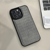 Lkblock Retro Crocodile Texture PU Leather Phone Case For iPhone 15 Plus 14 13 12 11 Pro Max Luxury Soft Shockproof Bumper Back Cover