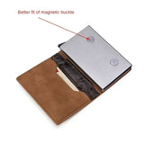 Lkblock New PU Leather Men Wallet Rfid Anti-magnetic Credit Cards Holder with Organizer Coin Pocket & Money Clips Purse