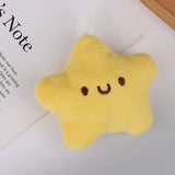 Lkblock 1Pc Cute Stars Plush Toy Doll Squeak Keychain Fluffy Soft Stuffed Toy Backpack Bag Pendant Adorkable Gift For Kids