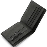 Lkblock New Fashion Men's Leather Money Clips Wallet Multifunctional Thin Man Card Purses Women Metal Clamp For Money Cash Holder