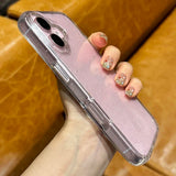 Lkblock 2024 New Luxury Bling Glitter Transparent Phone Case For iPhone 16 15 14 13 12 11 Pro Max 16 Plus Soft TPU Shockproof Back Cover