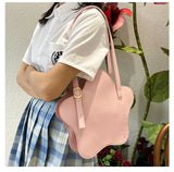 Lkblock Star Yellow Y2k Handbag Women Harajuku Pu Leather Chic Solid Jk Shoulder Bag Ladies Retro Cute Lolita Mini Bag Aesthetic