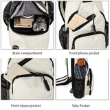 Lkblock New Shoulder Bag Man Casual Chest Business Male MultiFunctional Women Backpack Cycling Sports Rucksack Travel Pack