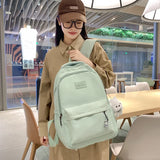 Lkblock This Is a Backpack, Simple, Fresh and Fashionable, Suitable for Middle School Students and College Students to Use.