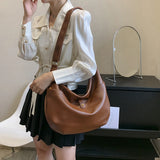 Lkblock High Quality Designer Women Shoulder Bag Female Purses and Handbag Soft PU Leather Large Capacity Tote Bag Underarm Hobo Bag