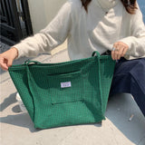 Lkblock Fashionable Women Shoulder Bags Big Capacity Handbags for Female Ladies Korean Design INS Style Large Tote Casual College Bags