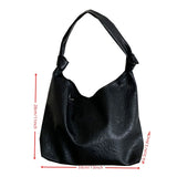 Lkblock Versatile Casual Shoulder Bag Large Capacity Vintage Sense Fashionable Underarm Bag Niche Design High Quality Women Crescent Bag