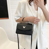 Lkblock PU Versatile And Fashionable Portable Small Square Bag, Single Shoulder Crossbody Bag