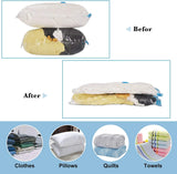 Lkblock Vacuum Storage Bags Wardrobe Organizer Vacuum Seal Bag Space Saving Bags for Clothes Pillow Bedding Blanket Packaging Storager