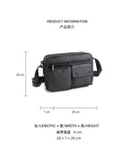 Lkblock Japanese Nylon Travel Shoulder Man Bag Streetwear Style College Teens Sling Men’s Bag Messenger Bags Causal School Cross Bag