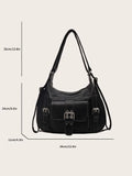 Lkblock Multifunctional Shoulder Crossbody Bags for Women Handbags and Purses New Trendy Designer Large Messenger Bags High Quality