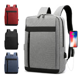 Lkblock Business Laptop Backpack Large Capacity Multifunctional Usb Charging Waterproof Film Backbag Casual Shoulder Bag For Men