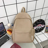 Lkblock 2024 Hot Selling Candy Colored Hamburger Pendant Backpack with College Style Minimalist and Fashionable Girl Backpack