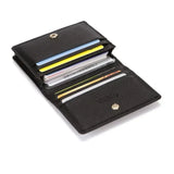 Lkblock Men Women Card ID Holder Business Credit Card Holders Organizer Wallet Purse Bags New Black Brown Fashion Leather Card Wallets