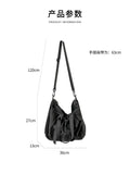 Lkblock Large Capacity Casual Fashion Shoulder Bag Nylon Luxury Trendy Women Crossbody Bags Versatile Office Ladies Handbags Designer