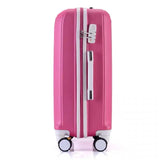 Lkblock ABS+PC luggage set travel suitcase on wheels Trolley luggage carry on cabin suitcase Women bag Rolling luggage spinner wheel