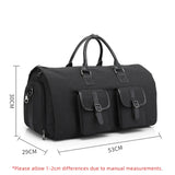 Lkblock Men's Hand Luggage Bag Sport Travel Bags Large Capacity Garment Handbag Folding Business Shoulder Bags Shoes Compartment