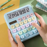 Lkblock Dopamine Candy Colored Desktop Calculator, High Beauty, Office, School, Student Stationery, Cute, Kawaii