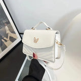 Lkblock PU Versatile And Fashionable Portable Small Square Bag, Single Shoulder Crossbody Bag