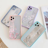 Lkblock Vintage Rose Flower Phone Case for iPhone 16 Promax 7 8 Plus SE2 X XR XS MAX 12 13 11 14 15 Pro Max Back Shockproof Cover Fundas