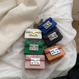 Lkblock New Arrival Mini Crossbody Bags For Women Designer Bags Luxury Chain Shoulder Coin Mini Purse Cute Small Square Box Lipstick Bag