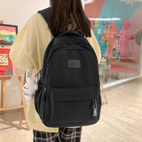 Lkblock This Is a Backpack, Simple, Fresh and Fashionable, Suitable for Middle School Students and College Students to Use.