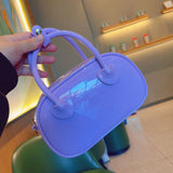 Lkblock Jelly Shoulder Bags PVC Women Small Tote Handbags and Purses New Casual Ladies Messenger Travel Bag High Quality