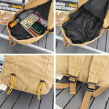 Lkblock New Vintage Canvas Backpack Schoolbag for Teenage Girls Boys Mochila Woman Man Rucksack High Quality