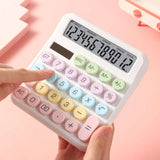 Lkblock Dopamine Candy Colored Desktop Calculator, High Beauty, Office, School, Student Stationery, Cute, Kawaii