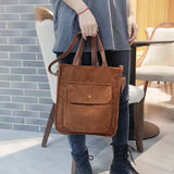 Lkblock Corduroy Student Bag