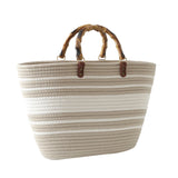 Lkblock Straw Beach Handbags For Women Designer Luxury Crochet Bags Bohemia Style Raffia Rattan Large Capacity Shopper Totes