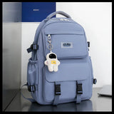 Lkblock Versatile Letter Patch Backpack for Students: College, University, and High School!