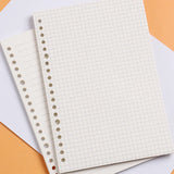 Lkblock A5 B5 20Holes Loose-Leaf Notebook Refill 60Sheet Spiral Binder Paper Index Inside Page Dot Grid Blank Connell Stationery