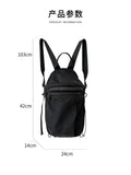 Lkblock Nylon Shoulder Bag For Women Lightweight Casual Versatile Backpack Luxury Designer High Quality Fashion School Bag Student New