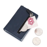 Lkblock New PU Leather Men Wallet Rfid Anti-magnetic Credit Cards Holder with Organizer Coin Pocket & Money Clips Purse