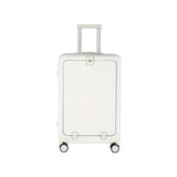 Lkblock Front Open Suitcase Rolling Luggage Suitcase 20 22 24 26 Inch Aluminium Alloy Trolley Handle Carry on Luggage Storage Travel Bag