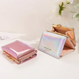 Lkblock New Women Wallets Female PU Leather Purses Short Hasp Purse for Women Small Money Bag Coin Purse Card Holder Clutch