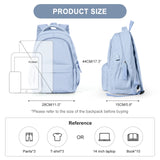 Lkblock School Backpack for Women Lightweight Casual High School Bags Waterproof Daypack With Usb Charging Port College Laptop Bookbag