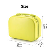 Lkblock Suitcases on Wheels Travel Bag Luggage Mini Black Red Small Size Cosmetic Case Box Trolley PC Case Free Shipping