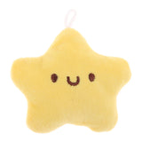 Lkblock 1Pc Cute Stars Plush Toy Doll Squeak Keychain Fluffy Soft Stuffed Toy Backpack Bag Pendant Adorkable Gift For Kids