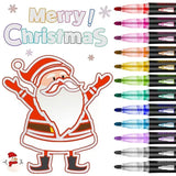 Lkblock Double Line Contour Pen for Children,Color Dream Metal,Hand Account Fluorescent Pen,greeting Card,Children's Graffiti,Color Suit